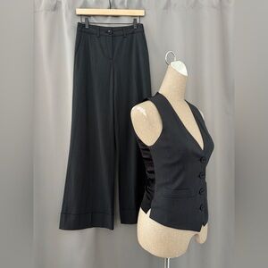 D&G Pinstripe Vest and Trousers Set